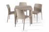 LEOPSI Terrassenmöbel-Set: Tisch mit 4 Stühlen beige beige - Foto 3