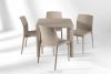 LEOPSI Terrassenmöbel-Set: Tisch mit 4 Stühlen beige beige - Foto 26