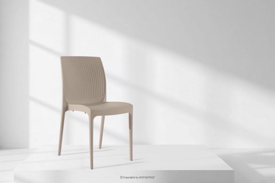 LEOPSI Terrassenmöbel-Set: Tisch mit 4 Stühlen beige beige - Foto 26