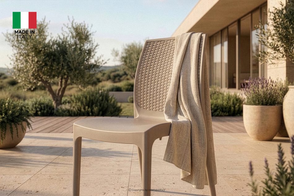 LEOPSI Terrassenmöbel-Set: Tisch mit 4 Stühlen beige beige - Foto 29