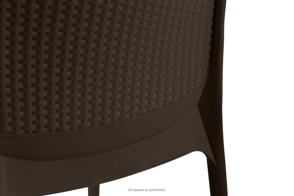 LEOPSI Terrassenmöbel-Set: Tisch mit 4 Stühlen braun braun - Foto 12