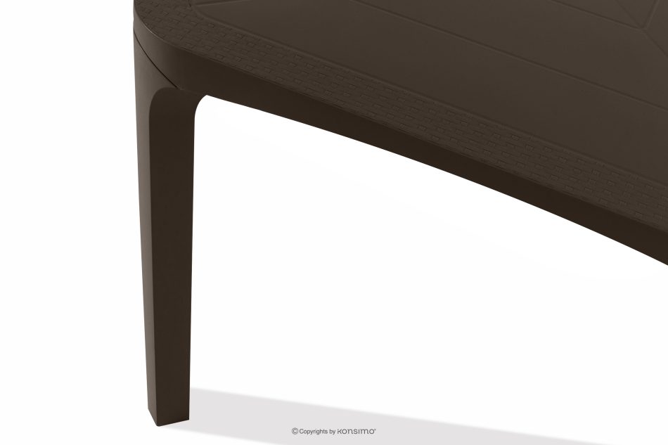 LEOPSI Terrassenmöbel-Set: Tisch mit 4 Stühlen braun braun - Foto 21