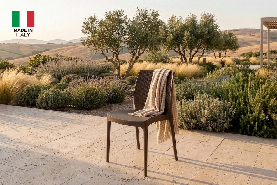 LEOPSI Terrassenmöbel-Set: Tisch mit 4 Stühlen braun braun - Foto 27