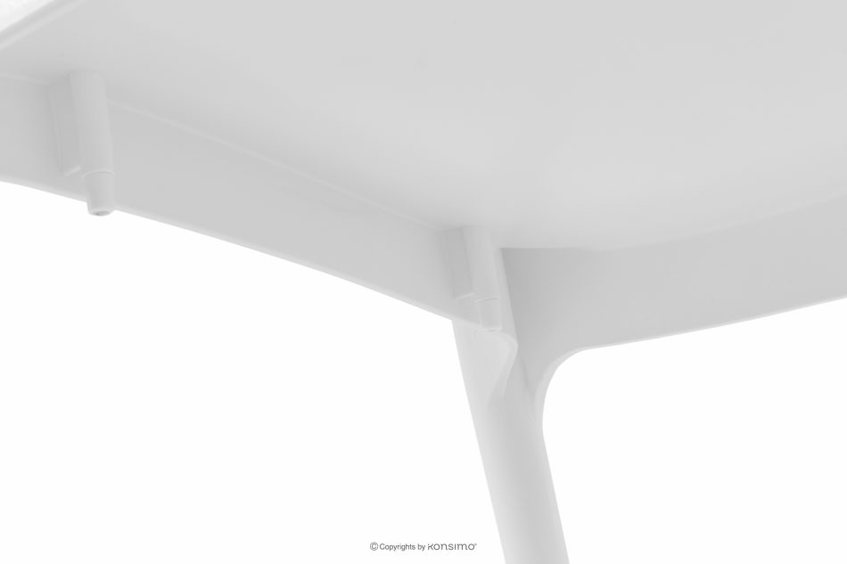 LEOPSI Gartentisch mit Stühlen aus weißem Polypropylen weiß - Foto 12