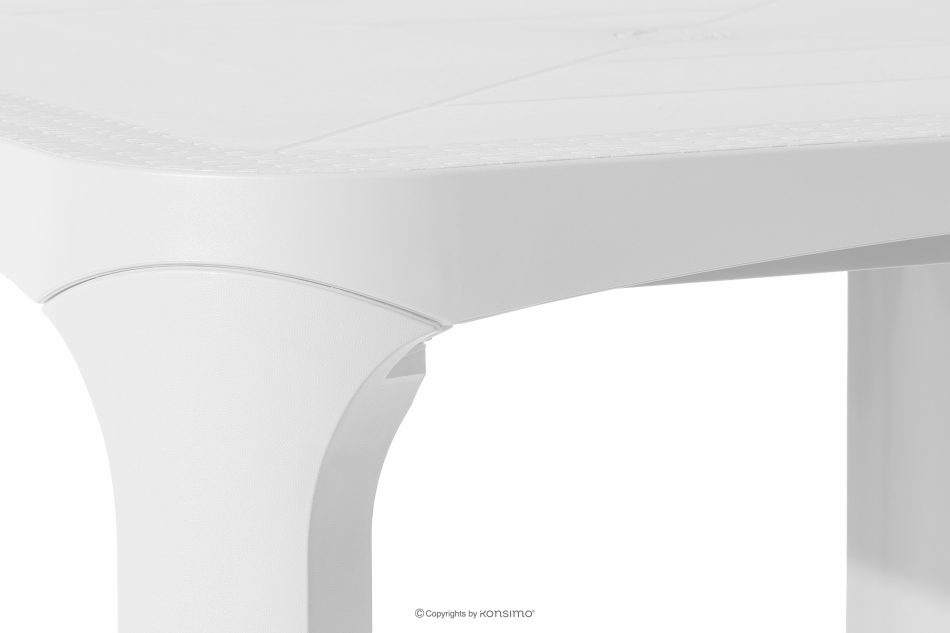 LEOPSI Gartentisch mit Stühlen aus weißem Polypropylen weiß - Foto 20