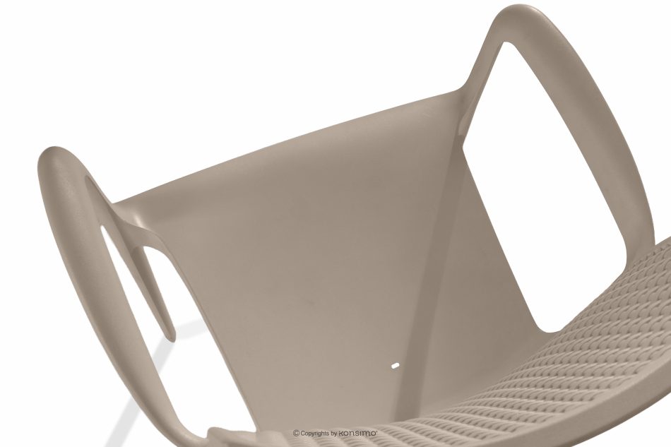 LEOPSI Terrassentisch mit Stühlen aus beigem Polypropylen beige - Foto 7