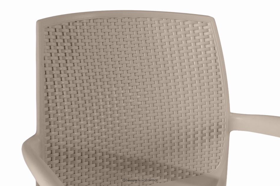 LEOPSI Terrassentisch mit Stühlen aus beigem Polypropylen beige - Foto 10