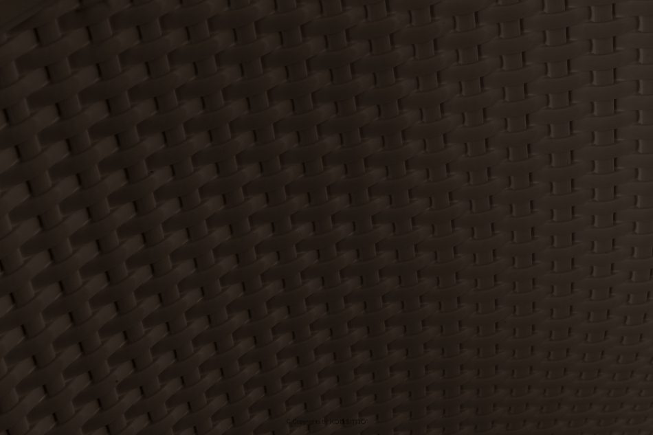 LEOPSI Terrassentisch mit Stühlen aus braunem Polypropylen braun - Foto 8