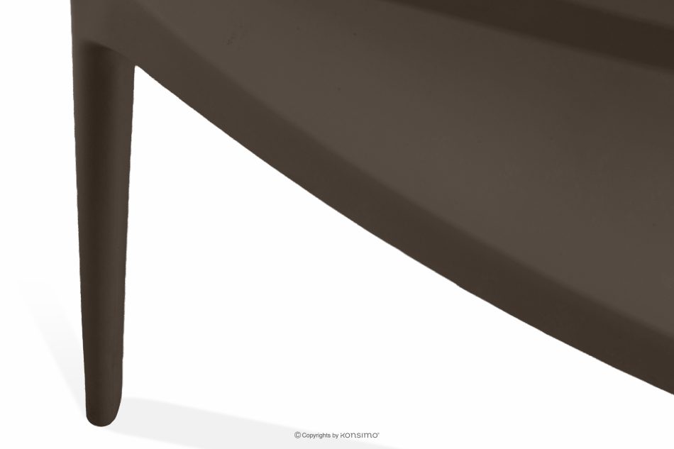 LEOPSI Terrassentisch mit Stühlen aus braunem Polypropylen braun - Foto 13