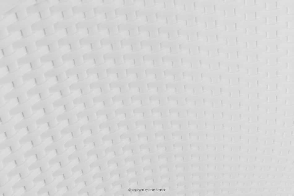 LEOPSI Gartentisch mit 6 Stühlen aus weißem Polypropylen weiß - Foto 13