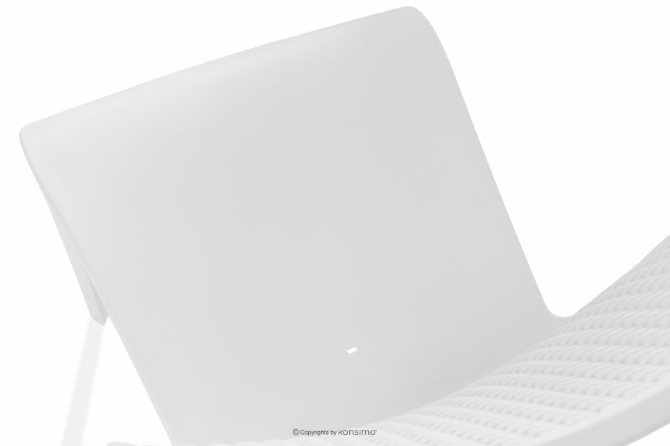 LEOPSI Gartentisch mit 6 Stühlen aus Polypropylen weiß weiß - Foto 7