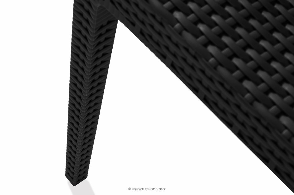 LEOPSI Gartentisch mit 4 Stühlen aus Polypropylen anthrazit anthrazit - Foto 14