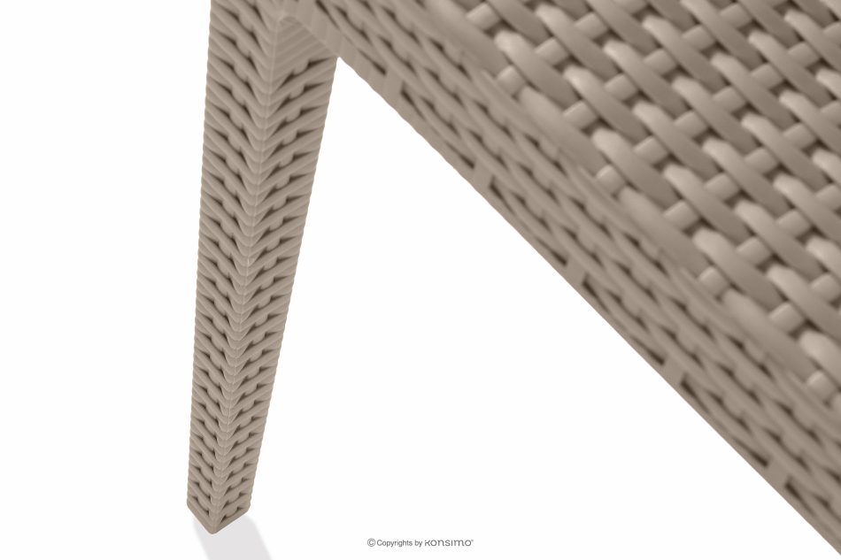 LEOPSI Gartentisch mit 4 Stühlen aus Polypropylen beige beige - Foto 14