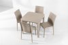 LEOPSI Gartentisch mit 4 Stühlen aus Polypropylen beige beige - Foto 26
