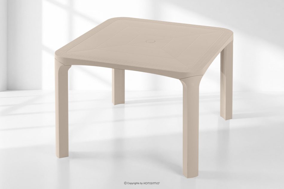 LEOPSI Gartentisch mit 4 Stühlen aus Polypropylen beige beige - Foto 28