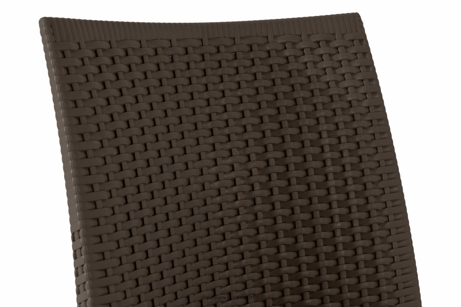 LEOPSI Gartentisch mit 4 Stühlen aus Polypropylen braun braun - Foto 10