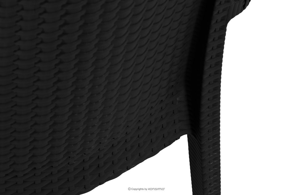 LEOPSI Tisch und Stühle für den Balkon aus anthrazitfarbenem Polypropylen anthrazit - Foto 13