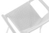 LEOPSI Tisch und Stühle für die Terrasse aus weißem Polypropylen weiß - Foto 8