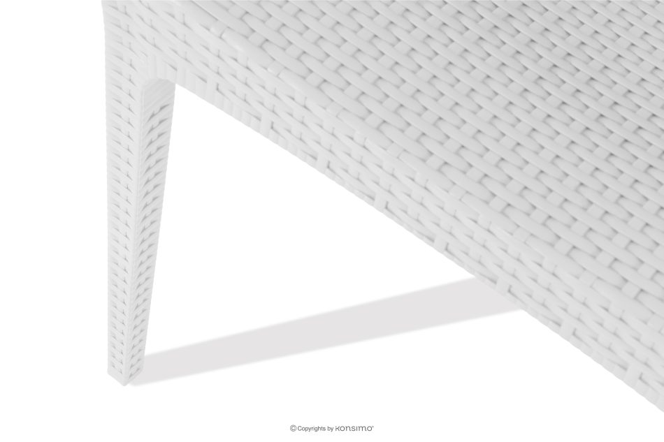 LEOPSI Tisch und Stühle für die Terrasse aus weißem Polypropylen weiß - Foto 15