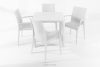 LEOPSI Tisch und Stühle für die Terrasse aus weißem Polypropylen weiß - Foto 28