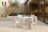 LEOPSI Tisch und Stühle für die Terrasse aus weißem Polypropylen weiß - Foto 31