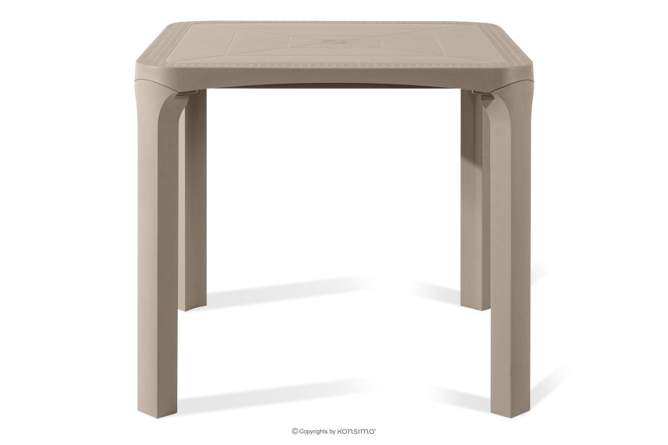 LEOPSI Tisch und Stühle für den Garten aus beigem Polypropylen beige - Foto 16