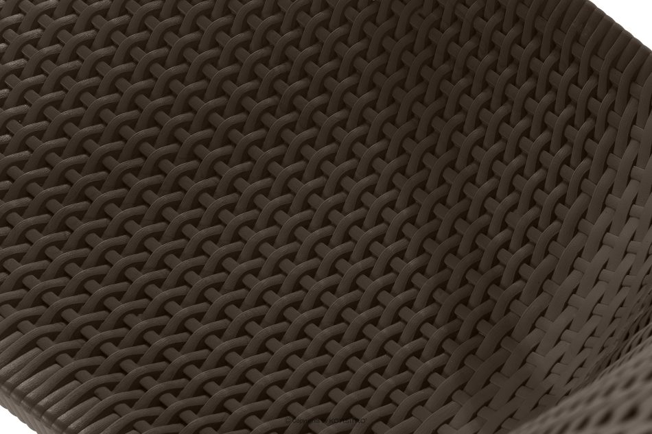 LEOPSI Tisch und Stühle für den Garten aus braunem Polypropylen braun - Foto 8