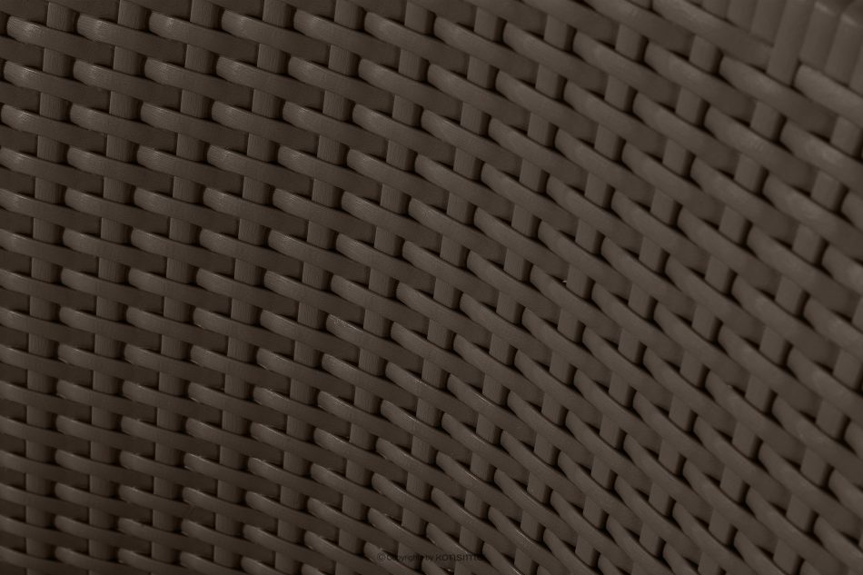 LEOPSI Tisch und Stühle für den Garten aus braunem Polypropylen braun - Foto 9