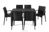 LEOPSI Tisch und 6 Stühle aus anthrazitfarbenem Polypropylen anthrazit - Foto 3