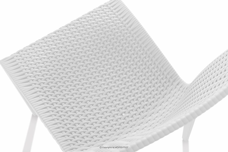 LEOPSI Tisch und 6 Stühle aus weißem Polypropylen weiß - Foto 11