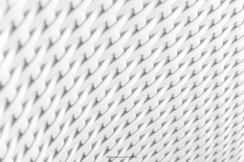 LEOPSI Tisch und 6 Stühle aus weißem Polypropylen weiß - Foto 13