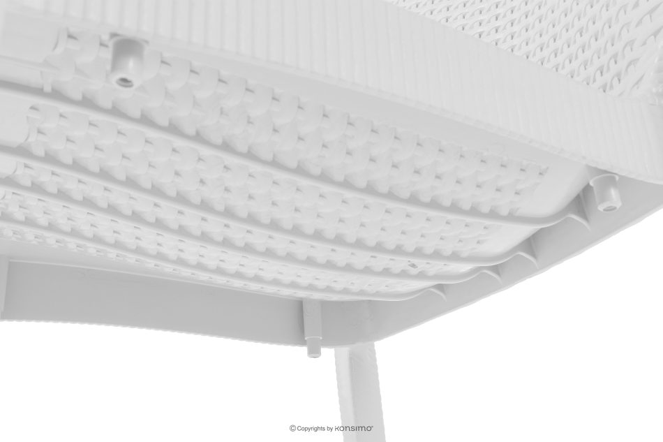 LEOPSI Tisch und 6 Stühle aus weißem Polypropylen weiß - Foto 18