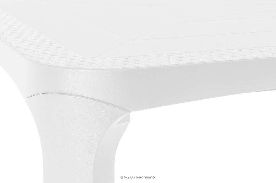 LEOPSI Tisch und 6 Stühle aus weißem Polypropylen weiß - Foto 27