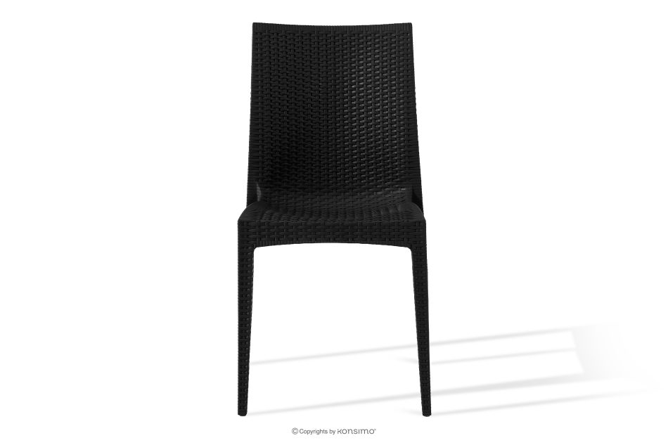 LEOPSI Gartenmöbel-Set Tisch mit 6 Stühlen aus Polypropylen anthrazit anthrazit - Foto 3