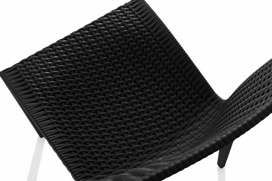 LEOPSI Gartenmöbel-Set Tisch mit 6 Stühlen aus Polypropylen anthrazit anthrazit - Foto 7