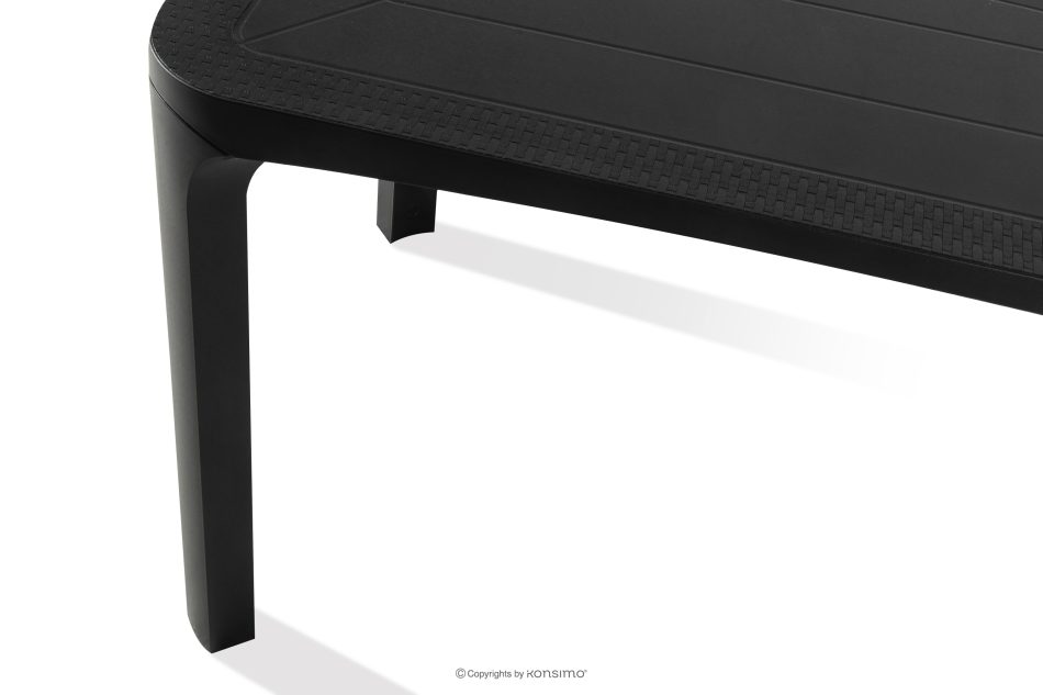 LEOPSI Gartenmöbel-Set Tisch mit 6 Stühlen aus Polypropylen anthrazit anthrazit - Foto 20