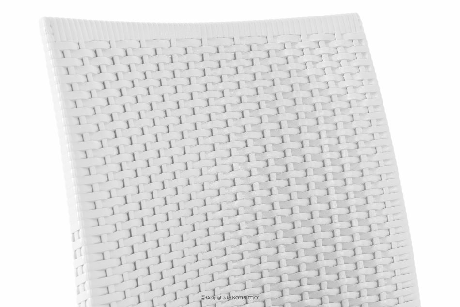 LEOPSI Gartenmöbel-Set Tisch mit 6 Stühlen aus Polypropylen weiß weiß - Foto 10