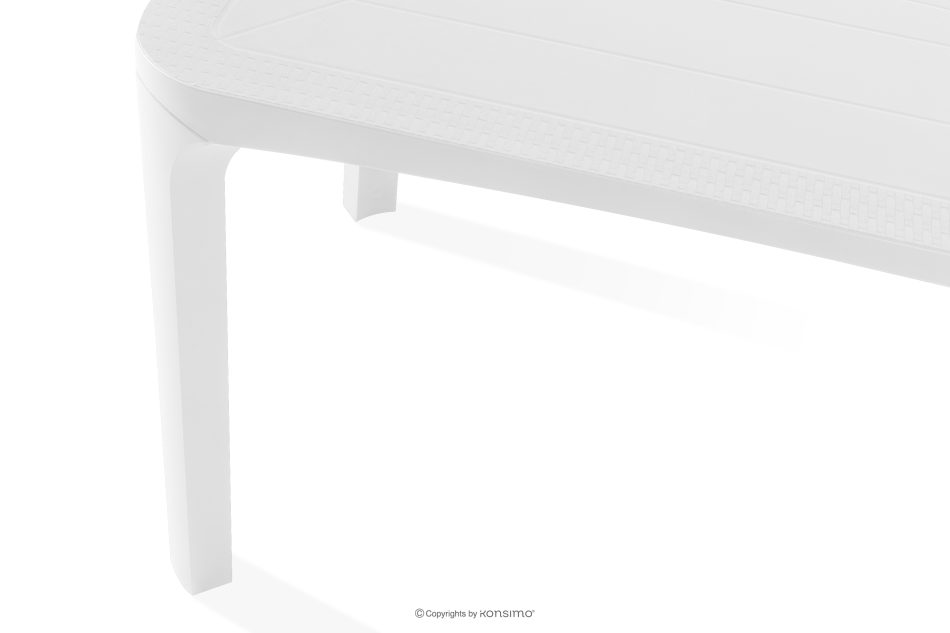 LEOPSI Gartenmöbel-Set Tisch mit 6 Stühlen aus Polypropylen weiß weiß - Foto 20