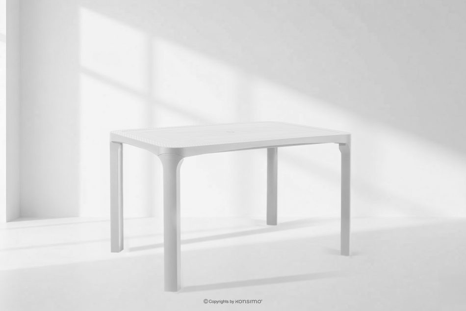 LEOPSI Gartenmöbel-Set Tisch mit 6 Stühlen aus Polypropylen weiß weiß - Foto 28