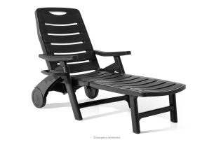 TIDIA, https://konsimo.de/kollektion/tidia/ Hotel-Liegestuhl mit verstellbarer Rückenlehne anthrazit anthrazit - Foto