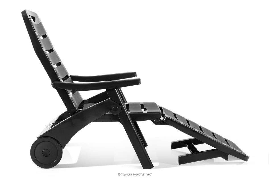 TIDIA Hotel-Liegestuhl mit verstellbarer Rückenlehne anthrazit anthrazit - Foto 7