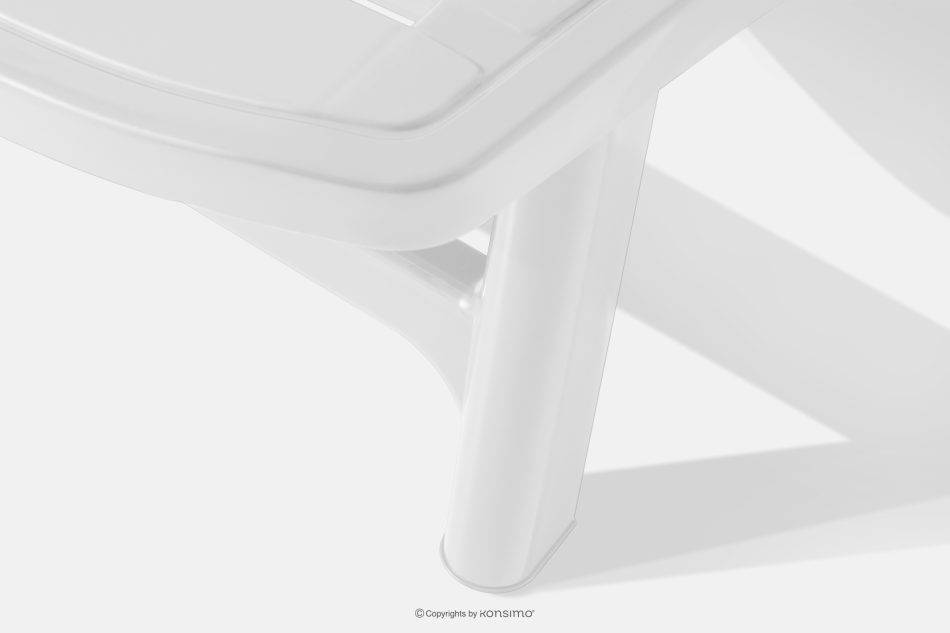 TIDIA Hotel-Liegestuhl mit verstellbarer Rückenlehne weiß weiß - Foto 13