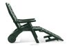 TIDIA Terrassen-Liegestuhl mit verstellbarer Rückenlehne dunkelgrün dunkelgrün - Foto 8