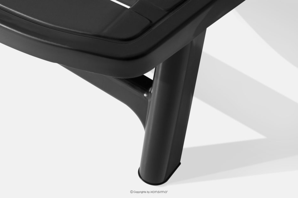 TIDIA Gartenliege mit verstellbarer Rückenlehne 2 tlg. anthrazit anthrazit - Foto 14