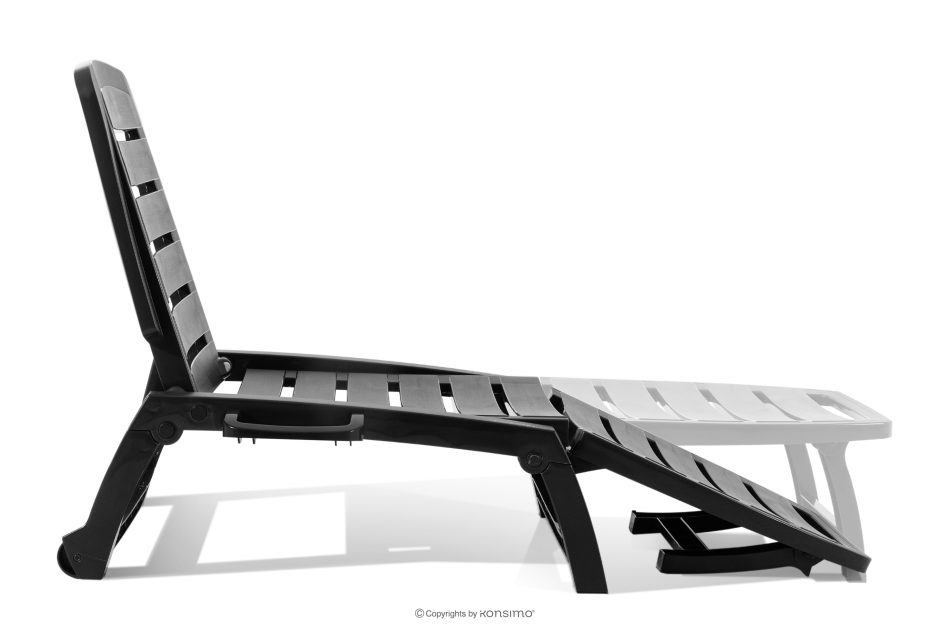 BURRA Verstellbare Strandliege mit Getränkehalter anthrazit anthrazit - Foto 8