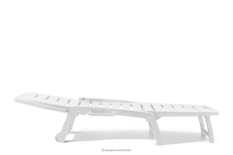 BURRA Verstellbare Strandliege mit Getränkehalter weiß weiß - Foto 5