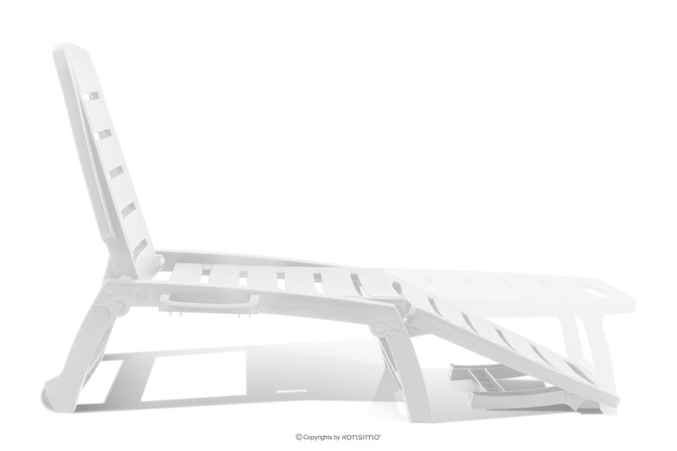 BURRA Verstellbare Strandliege mit Getränkehalter weiß weiß - Foto 8