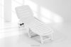 BURRA Verstellbare Strandliege mit Getränkehalter weiß weiß - Foto 20