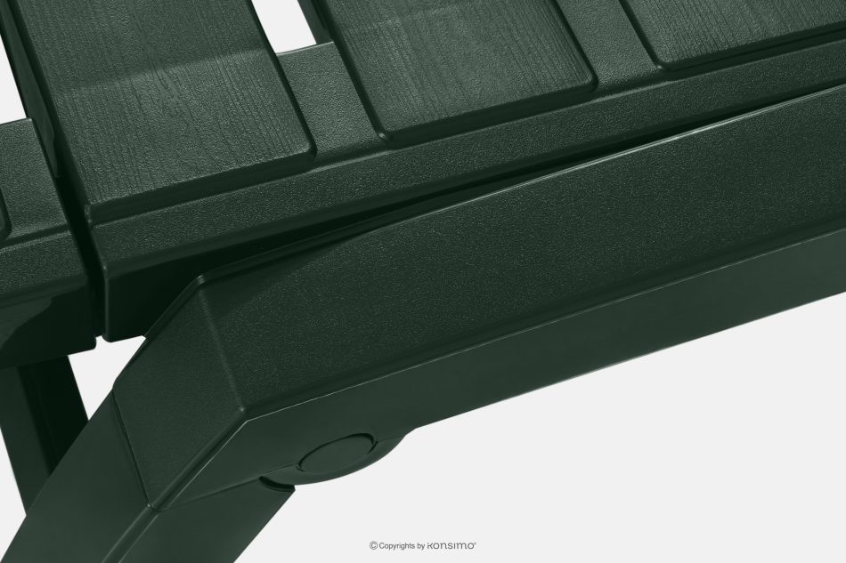 BURRA Verstellbare Terrassenliege mit Getränkehalter dunkelgrün dunkelgrün - Foto 11