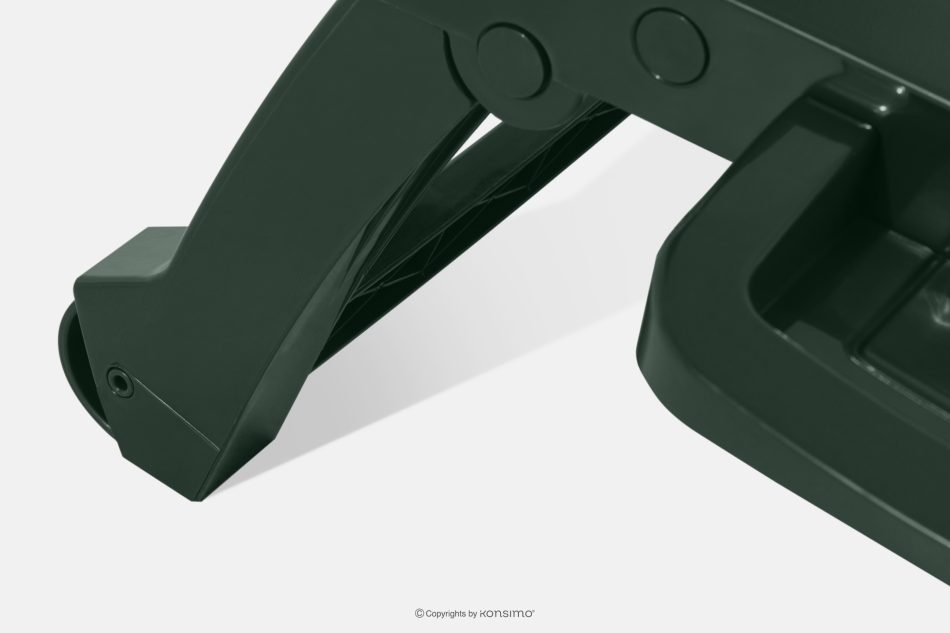 BURRA Verstellbare Terrassenliege mit Getränkehalter dunkelgrün dunkelgrün - Foto 13